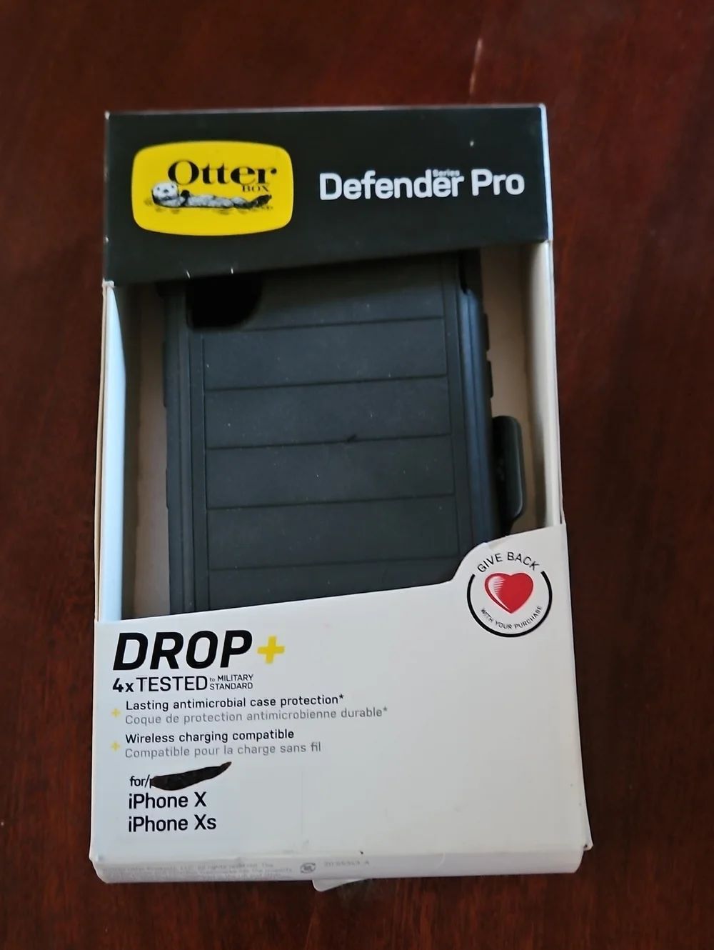 OtterBox Defender Pro Black Rugged Case for iPhone X/Xs